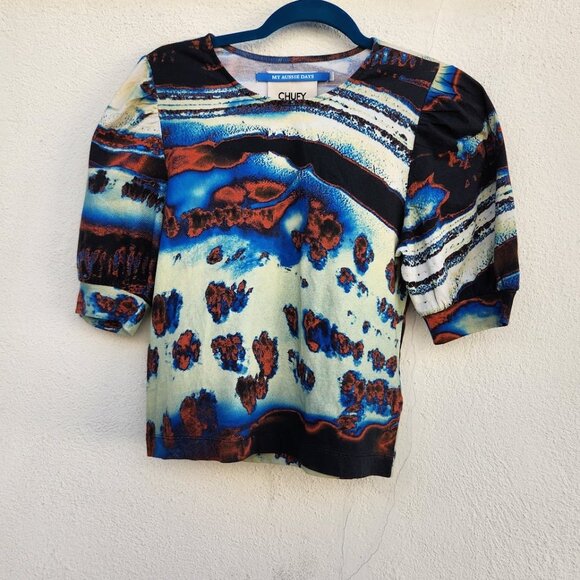 CHUFY Laia Sky Puff Sleeve Tee - Picture 2 of 8